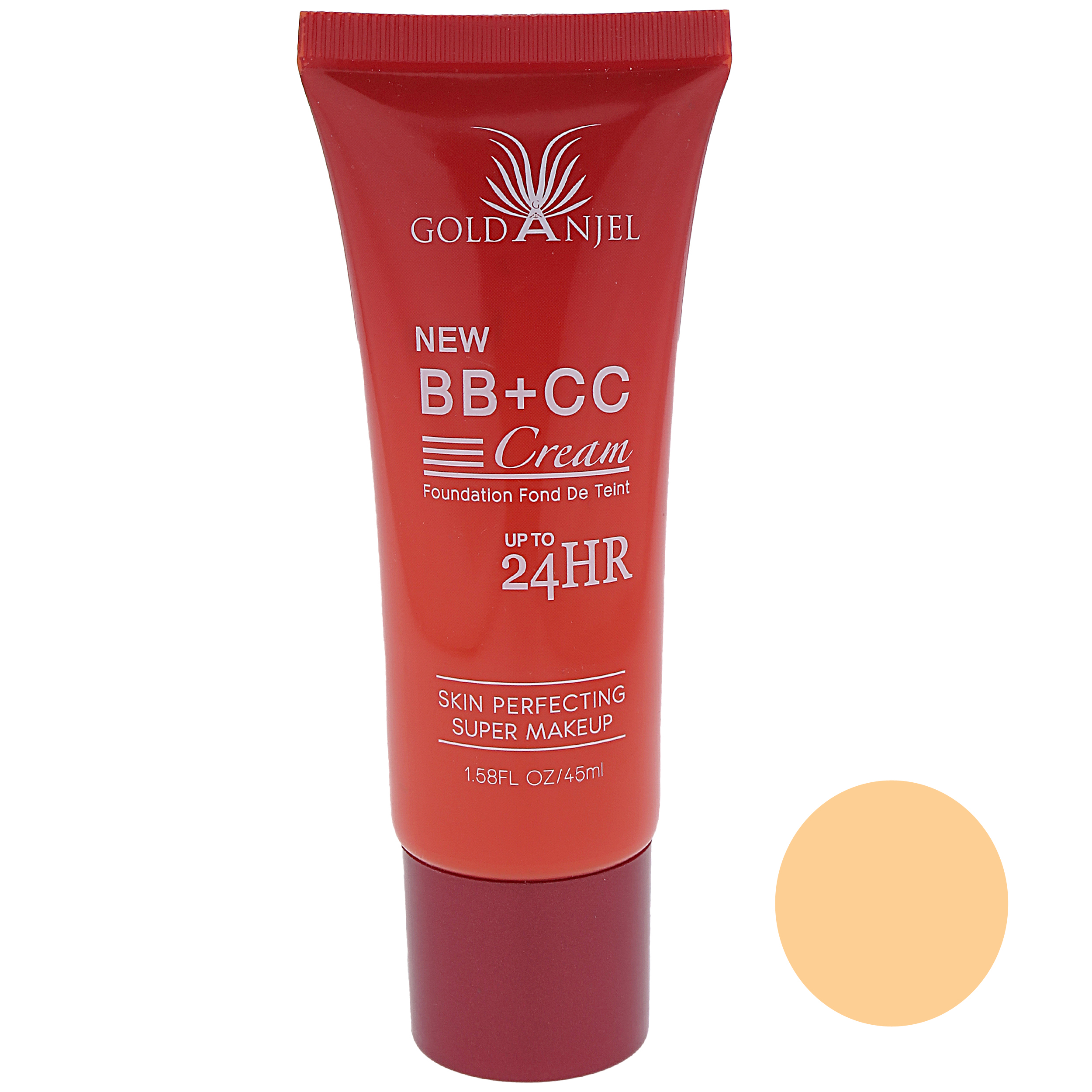 کرم پودر گلد آنجل مدل BB+CC شماره 01 حجم 45 میلی لیتر 