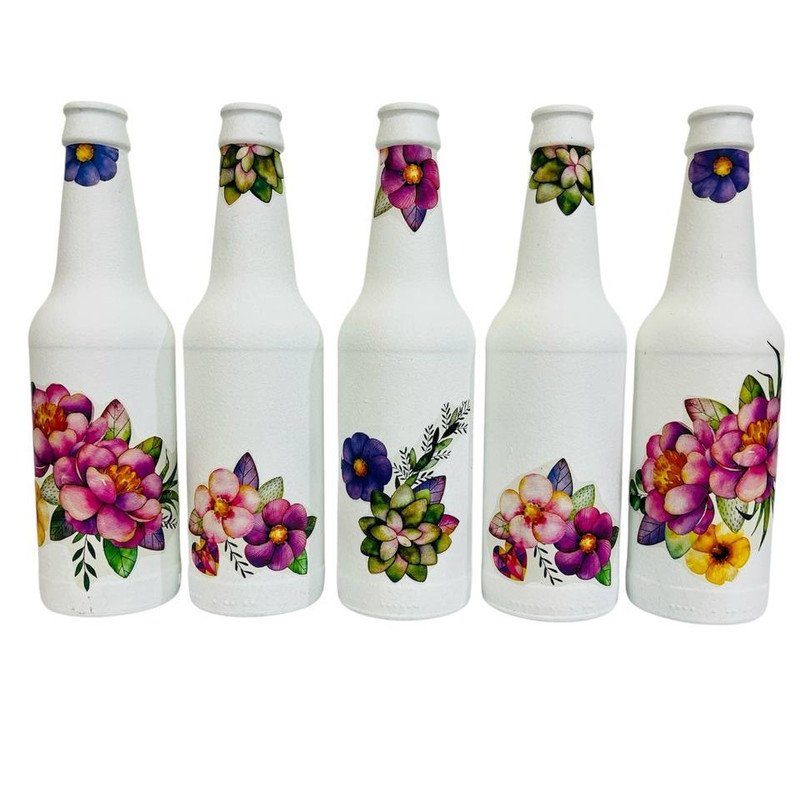 گلدان دکوری مدل هاوایی مجموعه 5 عددی