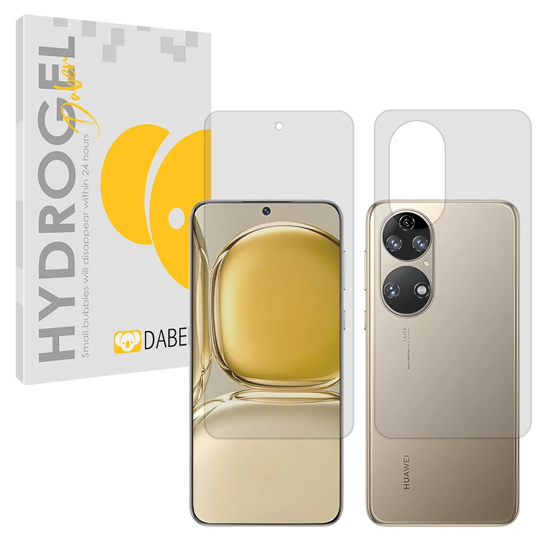 محافظ صفحه نمایش شفاف دبن مدل Tough مناسب برای گوشی موبایل هوآوی P50 Pro به همراه محافظ پشت گوشی