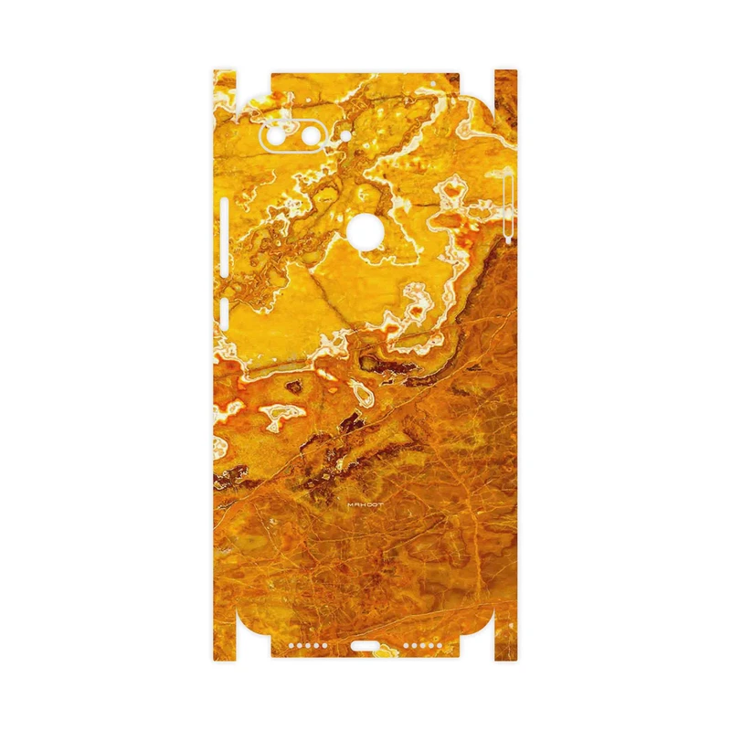 برچسب پوششی ماهوت مدل Gold Marble-FullSkin مناسب برای گوشی موبایل شیائومی Mi 8 Lite