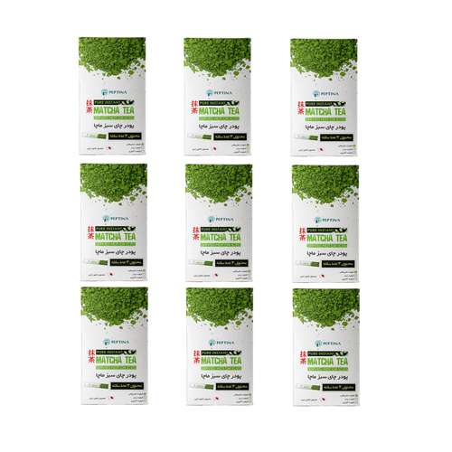 چای سبز ماچا تشریفاتی پپتینا مجموعه 9 عددی