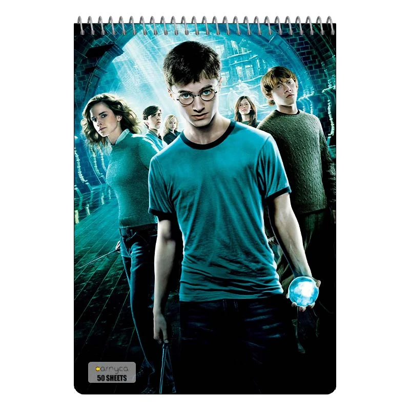 دفتر نقاشی 50 برگ سیمی کارنیکا طرح هری پاتر Harry Potter کد 71469