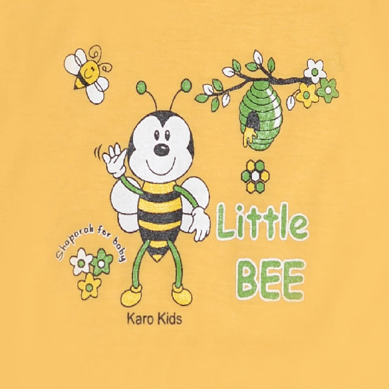 عکس شماره 3 : سرهمی نوزادی دخترانه طرح زنبور کد zn-5