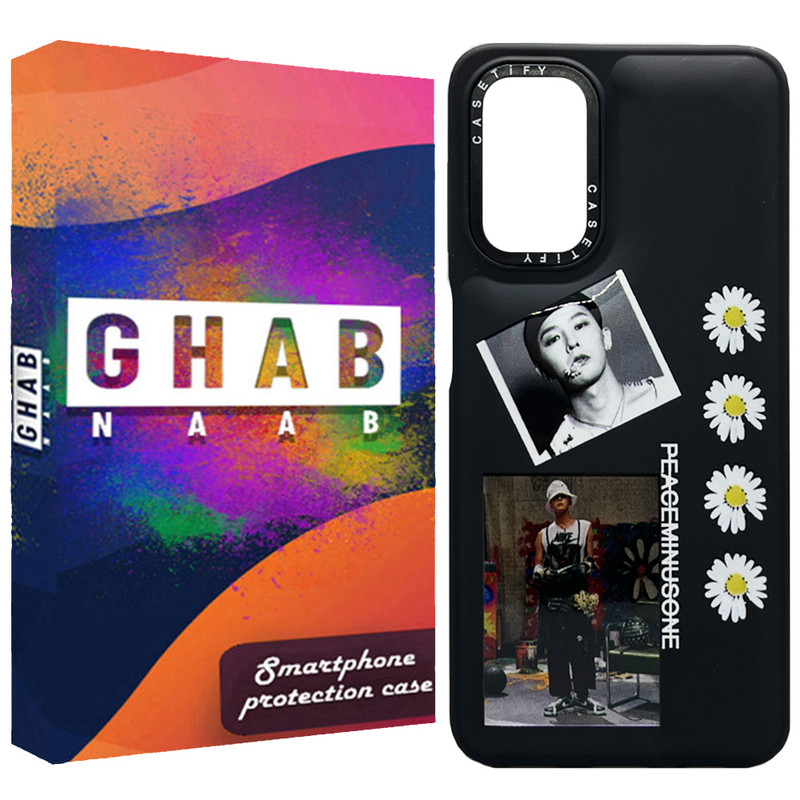 کاور قاب ناب مدل سیلیکونی طرح peace مناسب برای گوشی موبایل سامسونگ Galaxy A24 / A15