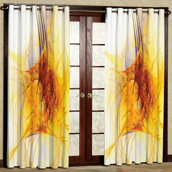 پرده مدل مخمل  پانچی کد 6647 سایز 280x140 سانتی متر