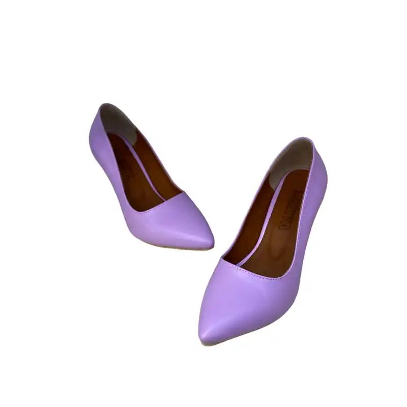 کفش زنانه مدل استلتو فرهاد بیاله رنگ یاسی