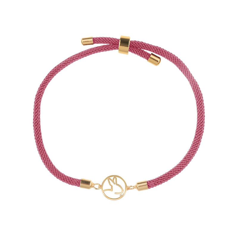 دستبند طلا 18 عیار زنانه مدوپد مدل خرگوش کد D22-10203