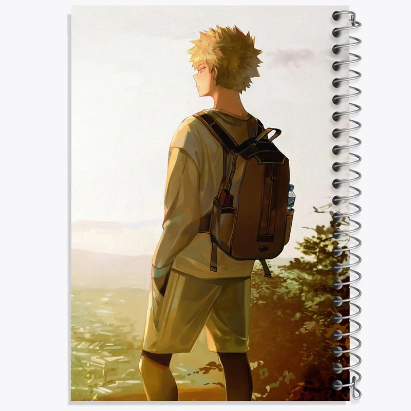 دفتر مشق 50 برگ خندالو مدل باکوگو کاتسوکی انیمه آکادمی قهرمان من  کد 11564