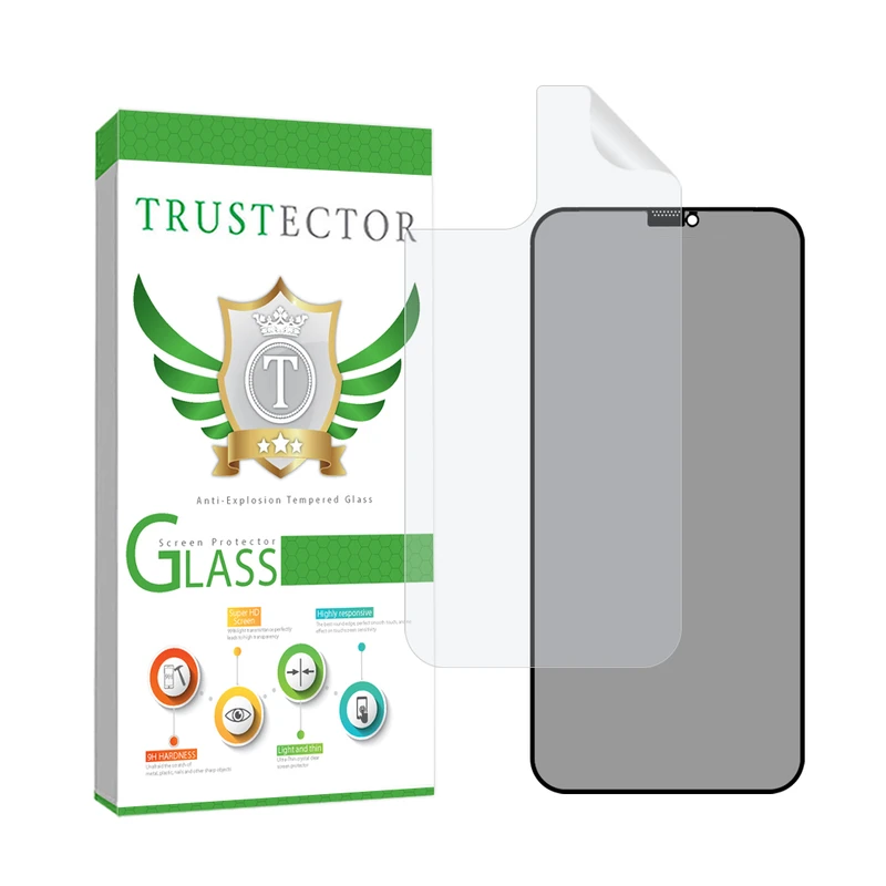 محافظ صفحه نمایش تراستکتور مدل FULLPRIVNANOT مناسب برای گوشی موبایل اپل   iPhone 12 Pro Max به همراه محافظ پشت گوشی