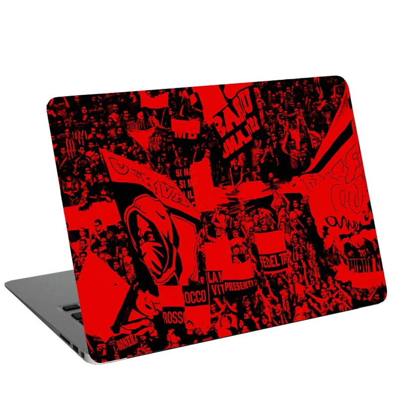 استیکر لپ تاپ طرح AC Milan کد G-2612 مناسب برای لپ تاپ 15.6 اینچ 