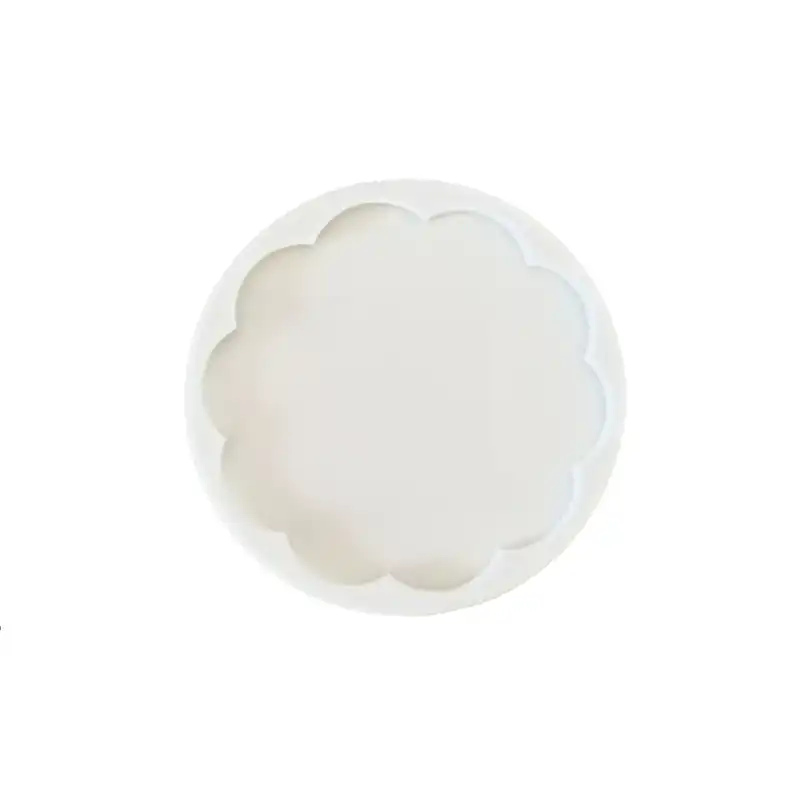 قالب رزین مدل زیرلیوانی طرح گل کد 01