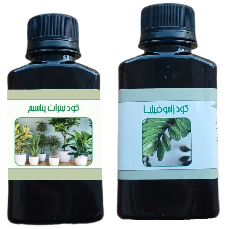 کود مایع نیترات پتاسیم و زاموفیلیا مدل life - D حجم 110 میلی لیتر بسته 2 عددی