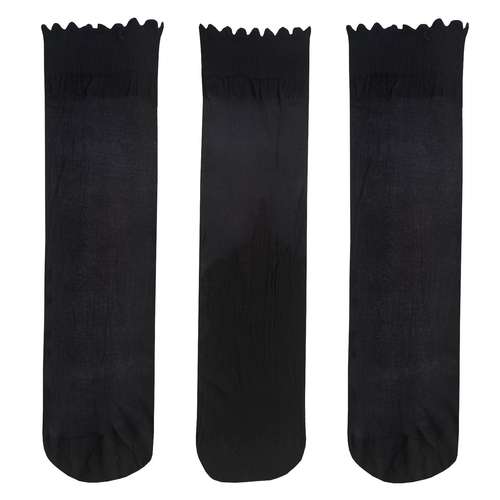 جوراب زنانه مدل پارازین آرمیتا کد JZF139  رنگ مشکی  بسته 3 عددی