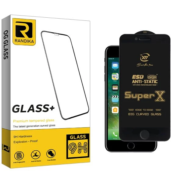 محافظ صفحه نمایش راندیکا مدل RK Supx_Ant مناسب برای گوشی موبایل اپل iPhone 6 / 6s / 7 / 8