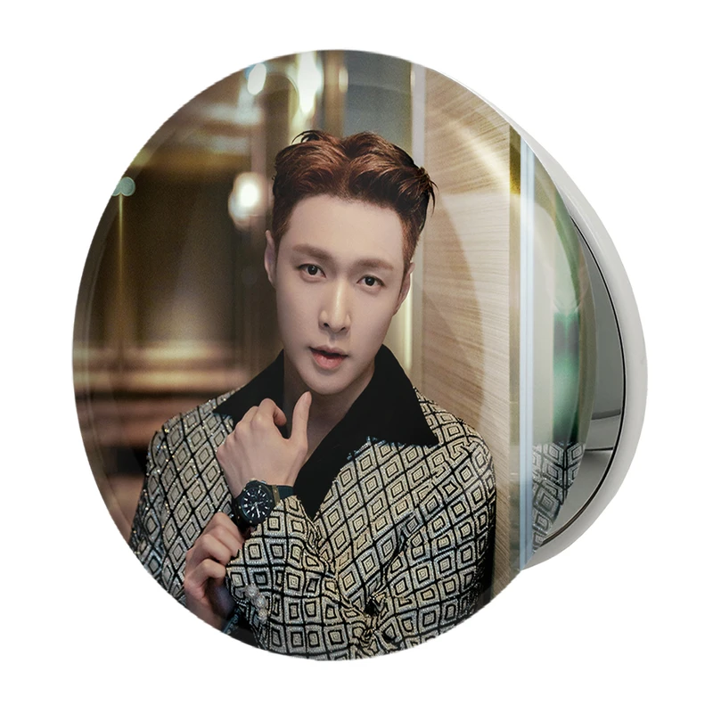 آینه جیبی خندالو طرح لی گروه اکسو EXO مدل تاشو کد 16815 