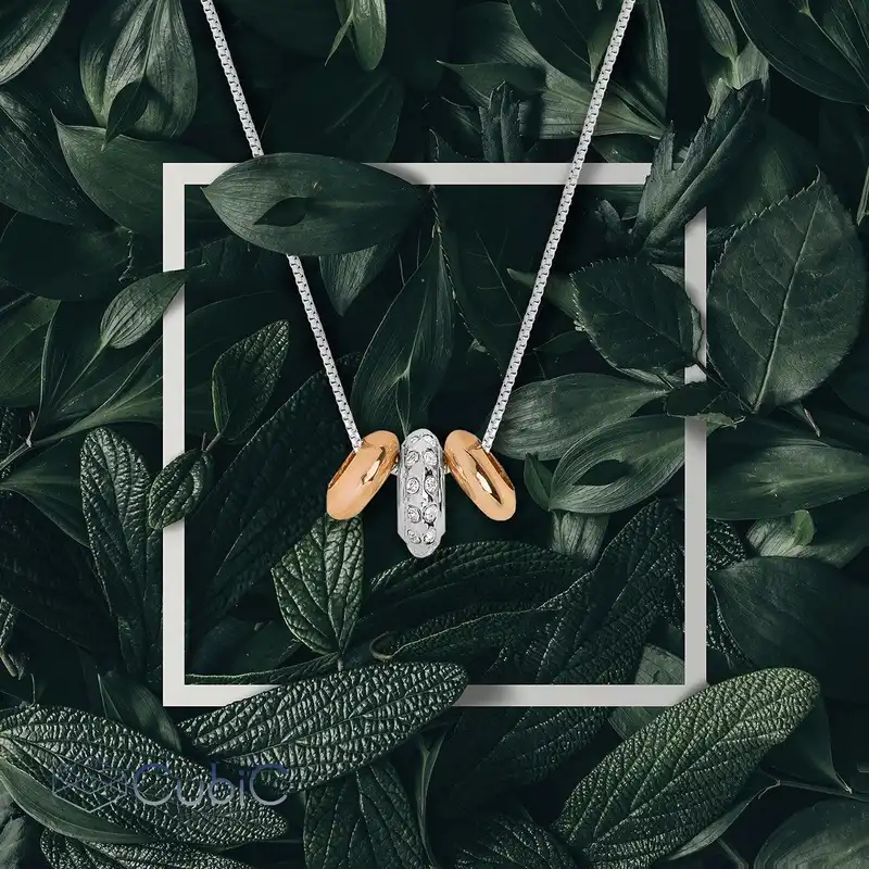 گردنبند زنانه کوبیک مدل QN-33772