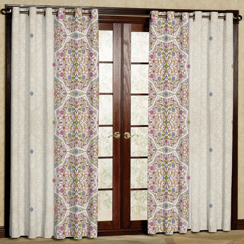 پرده مدل مخمل پانچی کد 146 سایز 140x280 سانتی متر