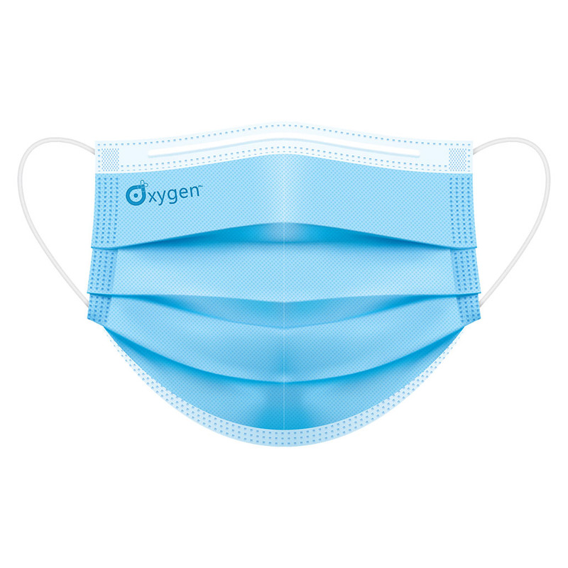 ماسک تنفسی اکسیژن پلاس مدل  سه لایه بسته 20 عددی
