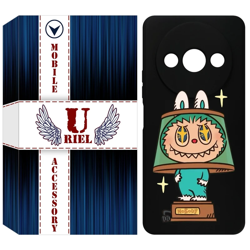 کاور یوریل قاب مدل KSH کد 126 طرح عروسک لبوبو مناسب برای گوشی موبایل شیائومی Redmi A3 / A3x