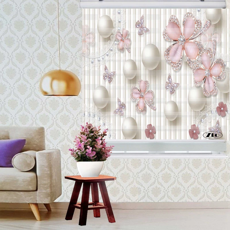 پرده زبرا زیو کد 3D1078 سایز 150x200 سانتی متر