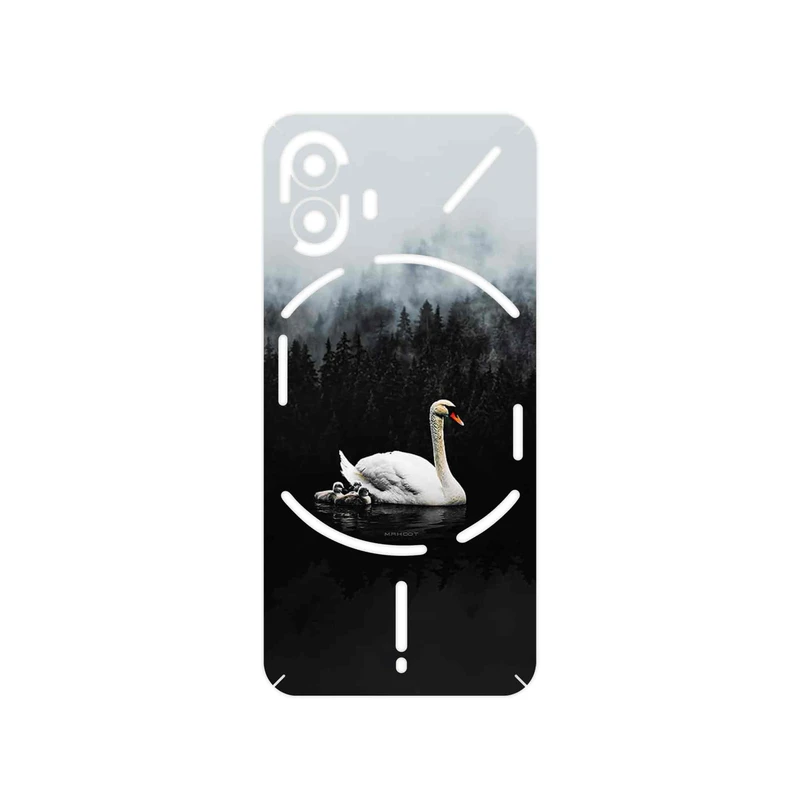 برچسب پوششی ماهوت مدل Swan_Lake مناسب برای گوشی موبایل ناتینگ Phone 2
