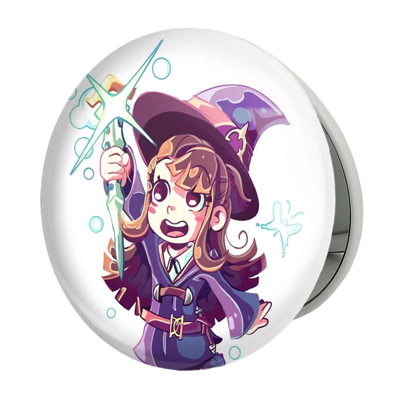 آینه جیبی خندالو طرح اکو انیمه جادوگران کوچک Little Witch Academia مدل تاشو کد 22959 