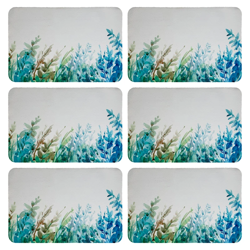 زیربشقابی طرح گل کد 9207 بسته 6 عددی 