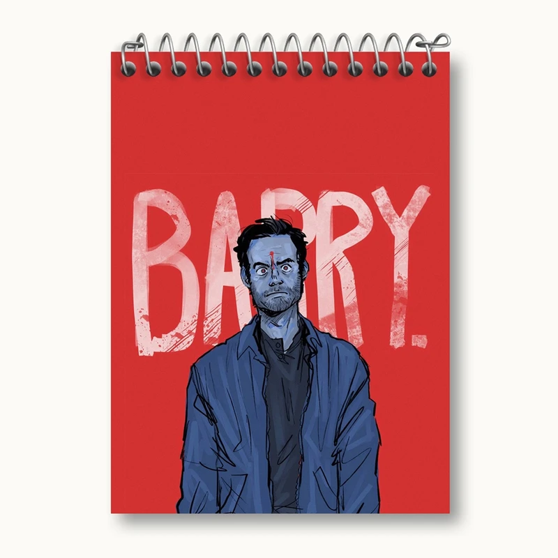 دفتر یادداشت 50 برگ خندالو مدل سریال بری Barry کد 29810
