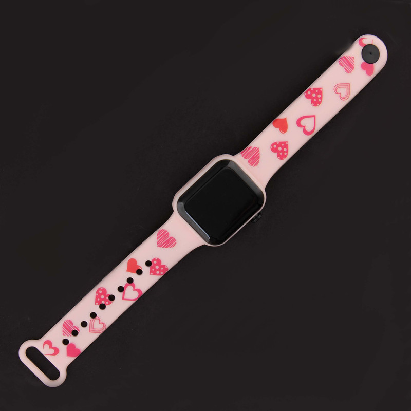 ساعت مچی دیجیتال زنانه مدل فانتزی قلبی بند سیلیکونی کد WHW_367