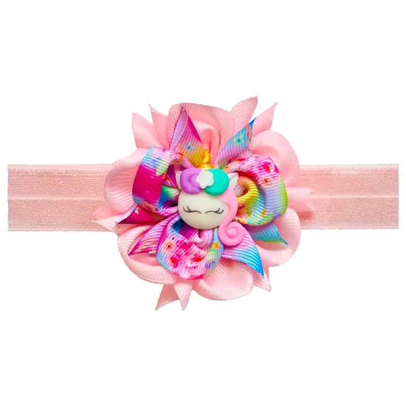 هدبند نوزادی مدل یونیکورن اسب تک شاخ