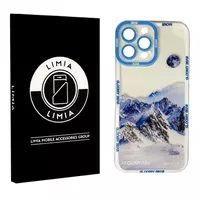 کاور لیمیا مدل فانتزی لنزدار ژله ای طرح کوهستانی کد 321 مناسب برای گوشی موبایل اپل Iphone 12 Pro