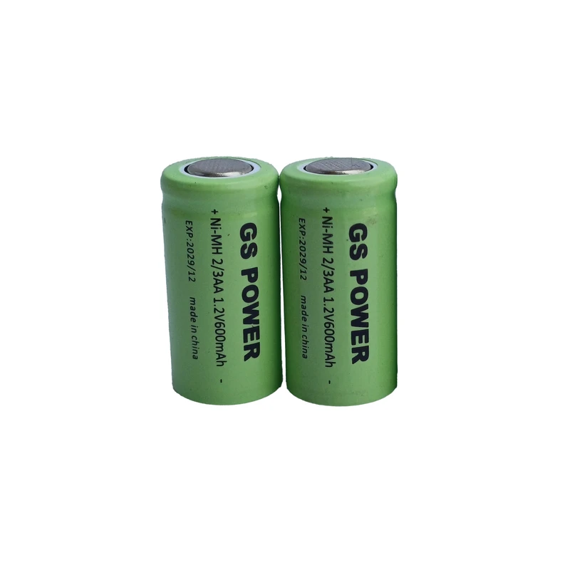 باتری قلمی قابل شارژ جی اس پاور مدل 2/3AA 600mAh بسته دو عددی