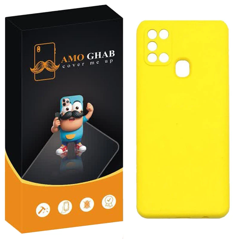 کاور عمو قاب مدل سیلیکونی پاک کنی ORG مناسب برای گوشی موبایل سامسونگ Galaxy A21s