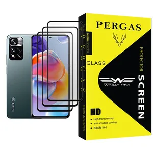 Waily Nice Pergas Glass MIX003 Screen Protector For Xiaomi Redmi Note 11 Pro+ 5G Pack Of 3