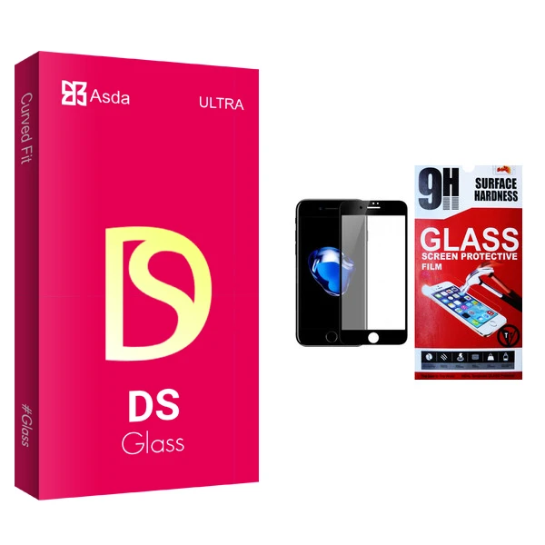 محافظ صفحه نمایش مات آسدا مدل DS glass مناسب برای گوشی موبایل اپل iPhone 8