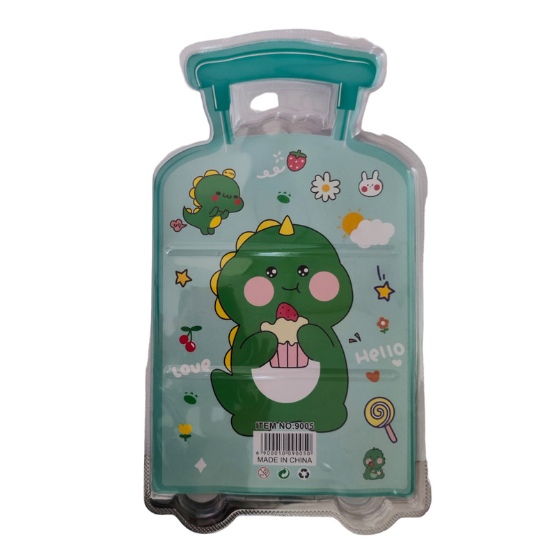 ست لوازم التحریر مدل بچه دایناسور کد 7845 مجموعه 7 عددی