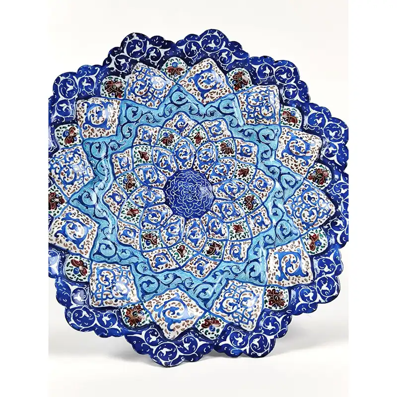 شیرینی خوری میناکاری مدل اسلیمی کد Sh20