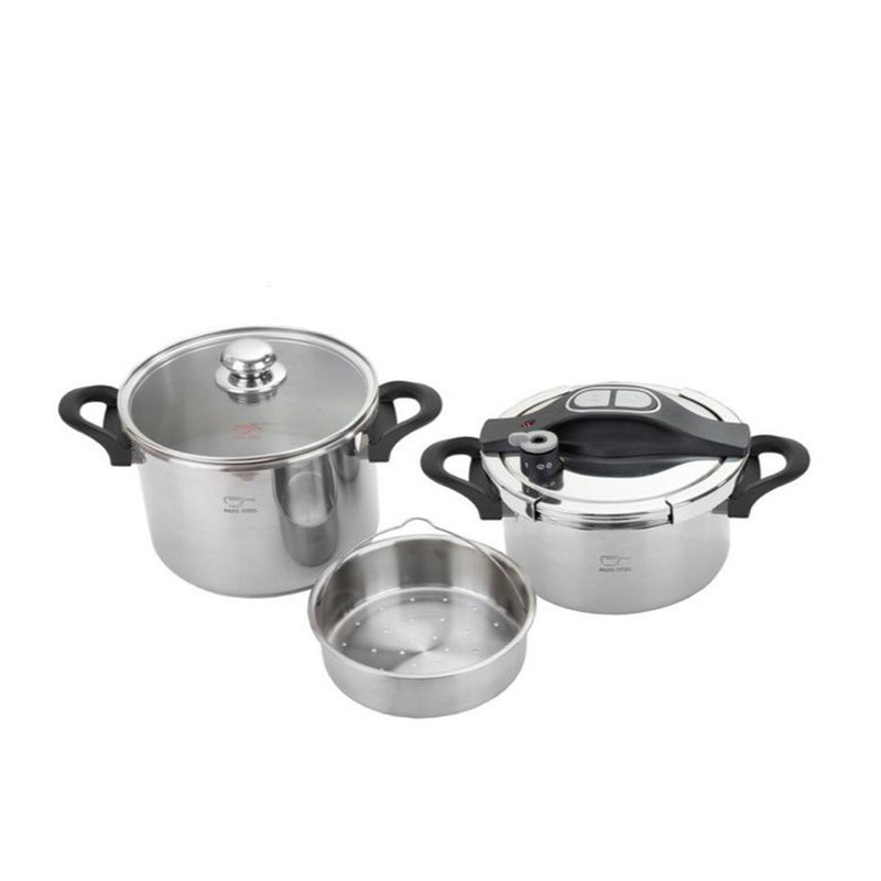 زودپز دوقلو پارس استیل مدل راشا گنجایش 4 و 6 لیتر