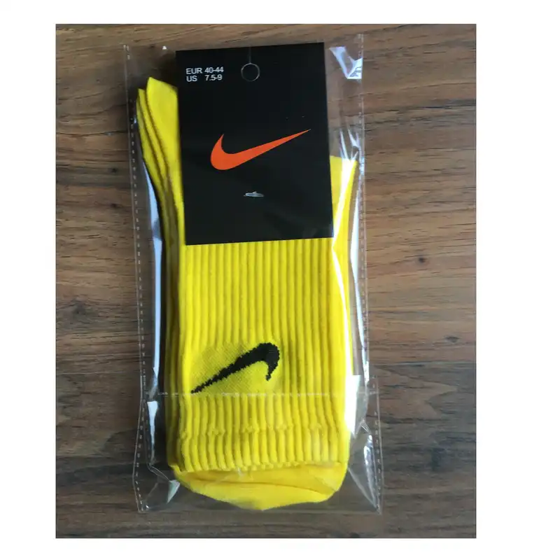 جوراب ورزشی مردانه مدل ساق بلند کشی کد EL رنگ زرد