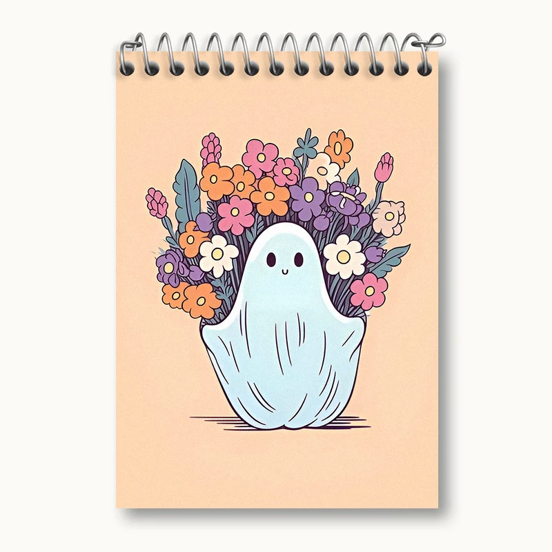 دفتر یادداشت 50 برگ خندالو طرح روح بامزه کد N2966