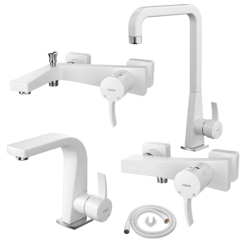 ست شیرآلات کسری مدل فیروزه مجموعه 5 عددی ست شیرآلات کسری مدل فیروزه مجموعه 5 عددی