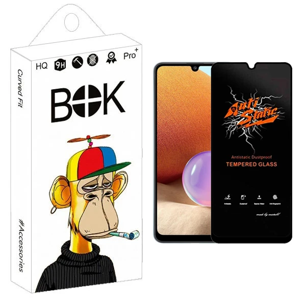 محافظ صفحه نمایش بوک مدل Carbon Antistatic مناسب برای گوشی موبایل سامسونگ Galaxy A22 4G