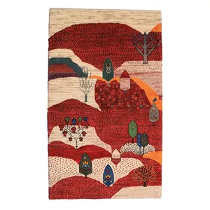 گبه دستباف دو متری کد 401012488