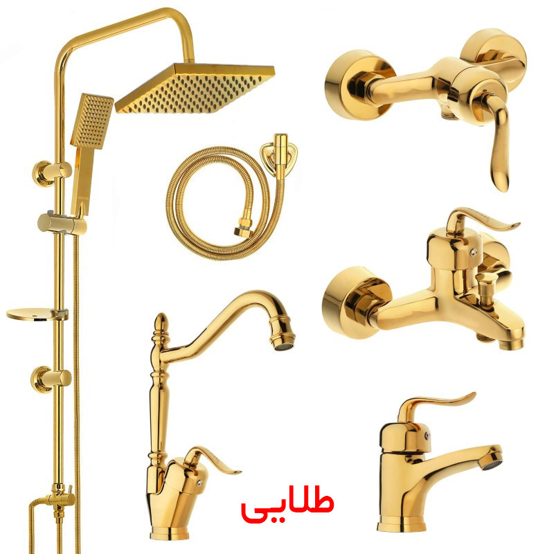 ست شیرآلات فراست پویا مدل قاصدک B50 مجموعه 6 عددی