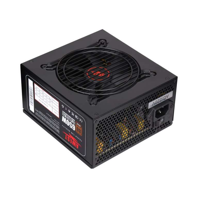 منبع تغذیه کامپیوتر اوست مدل GT-AV650-PB منبع تغذیه کامپیوتر اوست مدل GT-AV650-PB