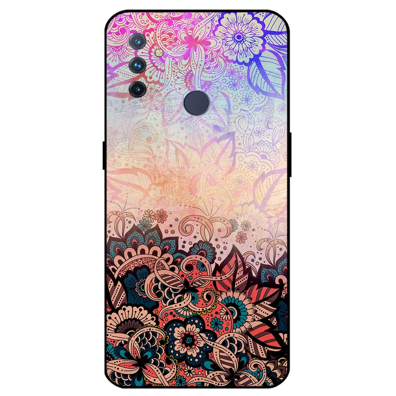 کاور مگافون طرح بته جقه مدل 7727 مناسب برای گوشی موبایل وان پلاس Nord N100 