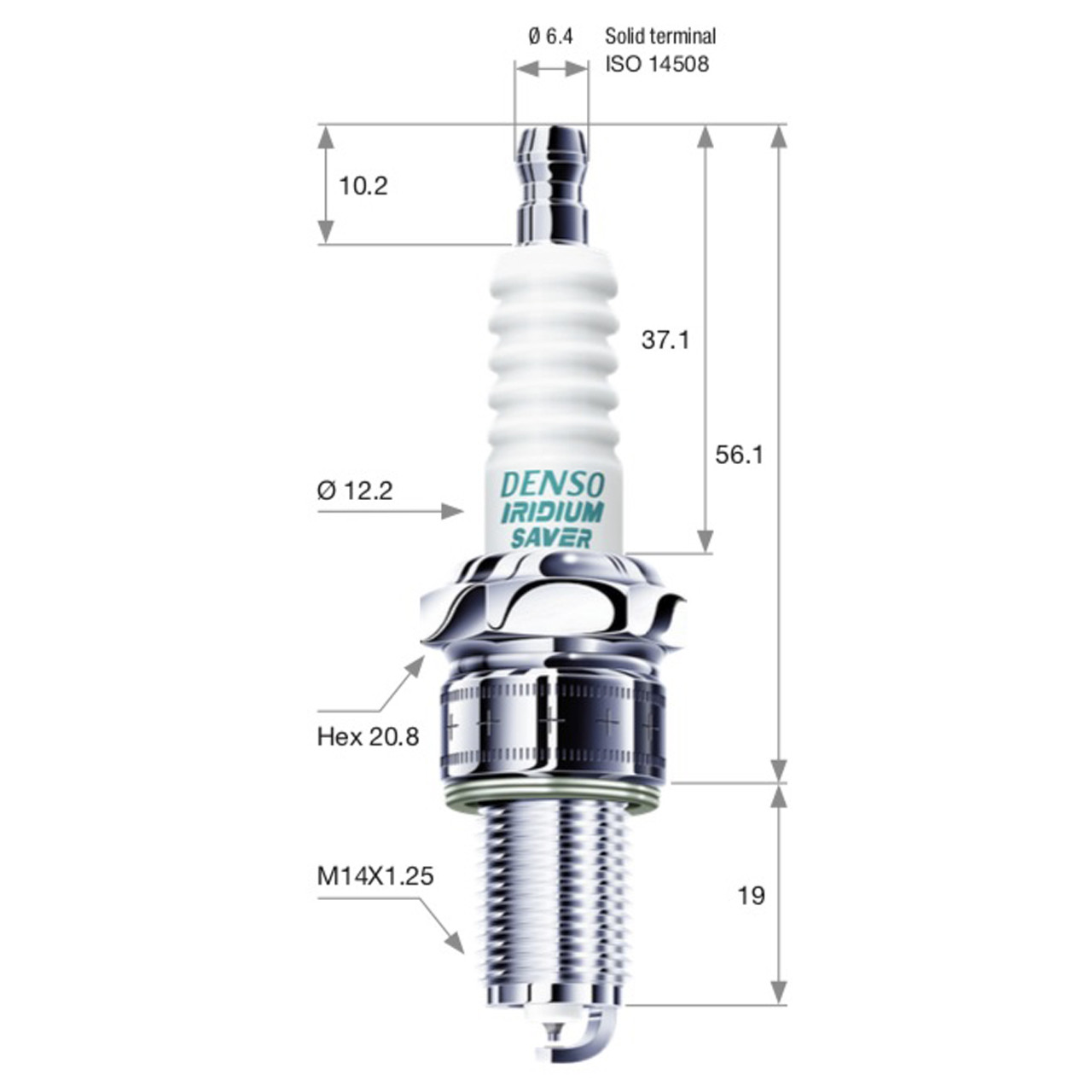 شمع ماشین آلات صنعتی دنسو مدل GE3-1 بسته 12 عددی شمع ماشین آلات صنعتی دنسو مدل GE3-1 بسته 12 عددی