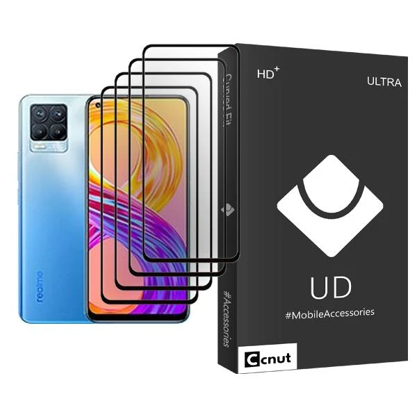 محافظ صفحه نمایش کوکونات مدل UDB Ultra MIX004 مناسب برای گوشی موبایل ریلمی 8 Pro بسته چهار عددی