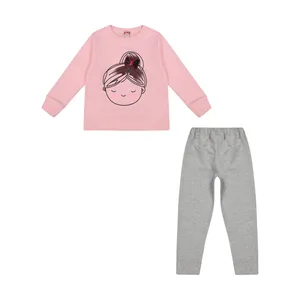 Madar 0066-25 Sweatshirt And Pants Set For Girls