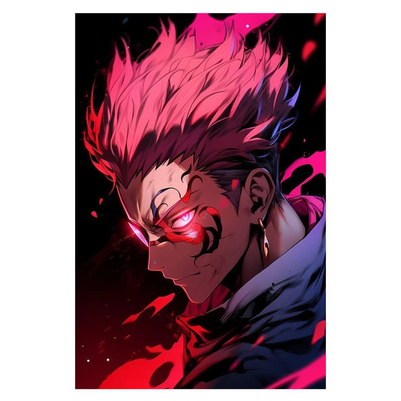 پوستر مدل انیمه جوجوتسو کایسن Jujutsu Kaisen طرح سوکونا Sukuna کد 872
